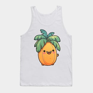 Kawaii Cute Papaya Juicy Fruit Art Tank Top